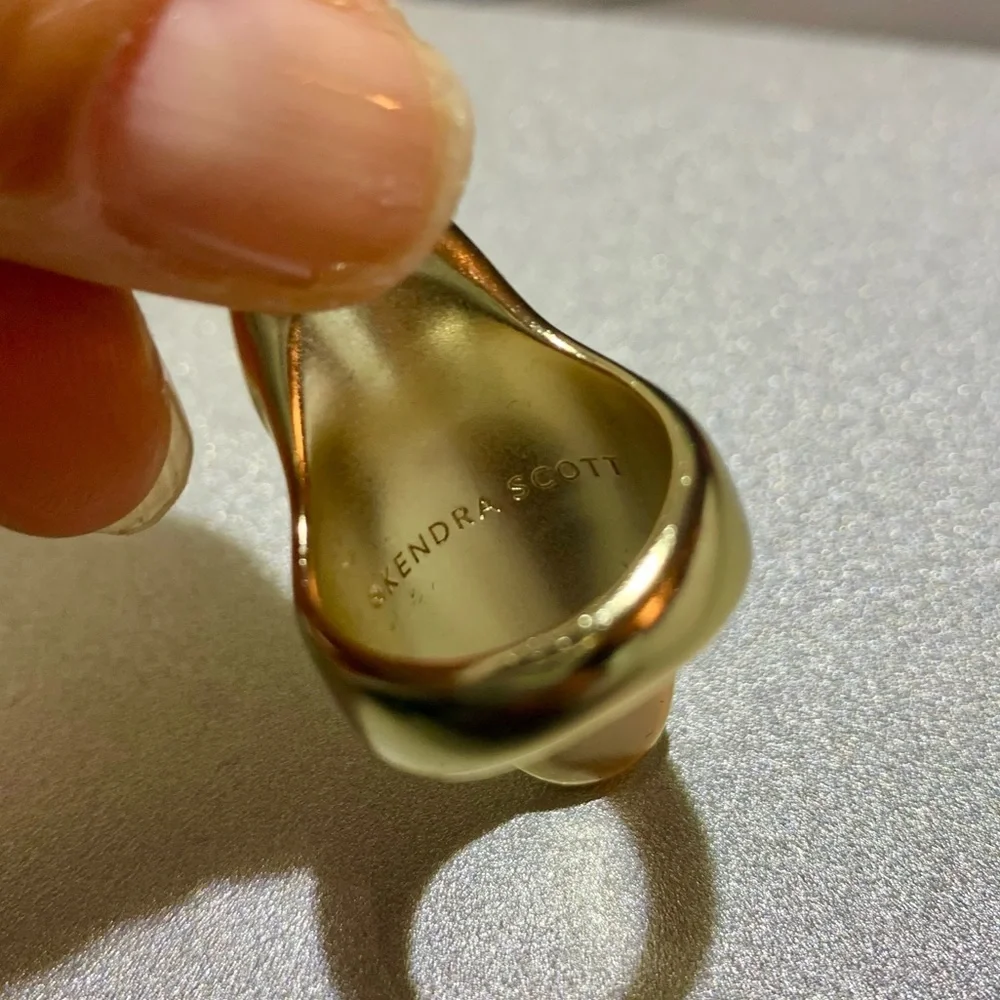 NWOT Kendra Scott Margot Gold Cocktail Ring